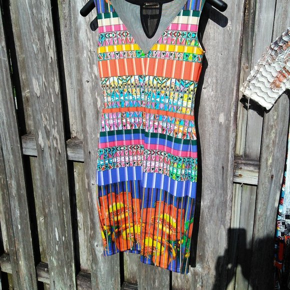 Joseph Ribkoff geometric dress  NWT 4 - Picture 7 of 12